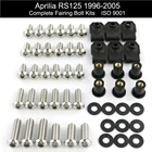 Для Aprilia RS125 1996 1997 1998 1999 2000 2001 2002 2003 2004 2005 Полный Комплект болтов с обтекателем винты из нержавеющей стали