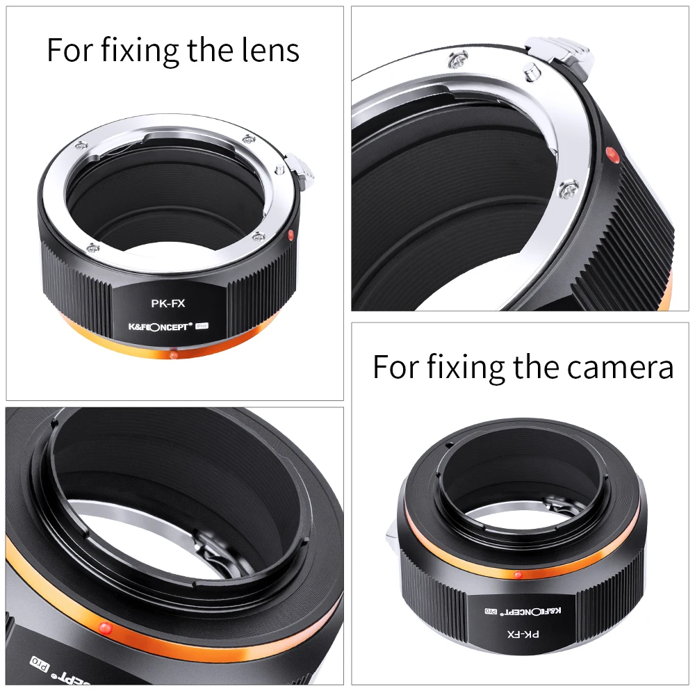 K & F CONCEPT PK FX Pentax Lens to Fuji XF X Mount Camera Adapter Ring для Fujifilm Fuji|Адаптеры объектива| |