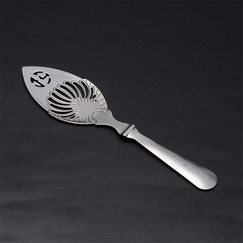 Новый Нержавеющая сталь ложка для абсента коктейль бар посуда горький совок