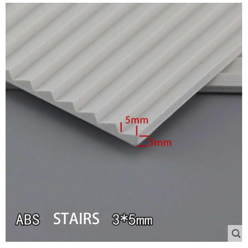 ABS пластик DIY Миниатюрные Landsape лестницы для демонстрационный макет модель ABS лестницы доска CC модельный магазин - Цвет: C