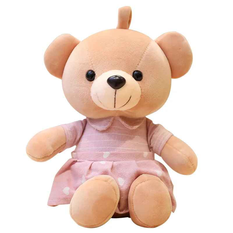 

New Arrive 28cm Cute Soft Kawaii Skirt Lover Bear Plush Toys Stuffed Doll Animals For Kids Girlfriend Gift