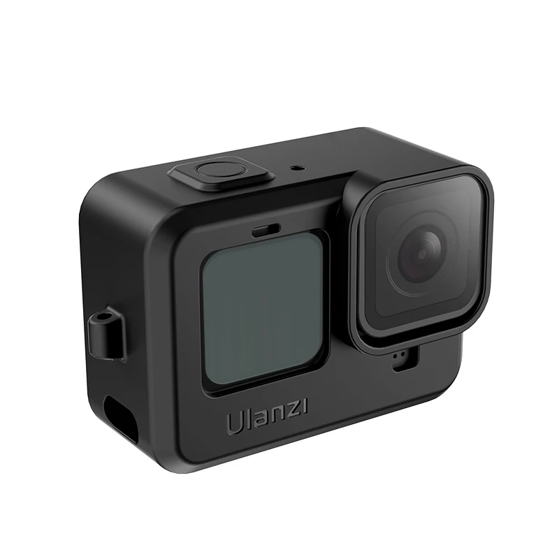 Силиконовый чехол Ulanzi Gopro 9 + крышка объектива ручной ремешок для GoPro Hero Черный
