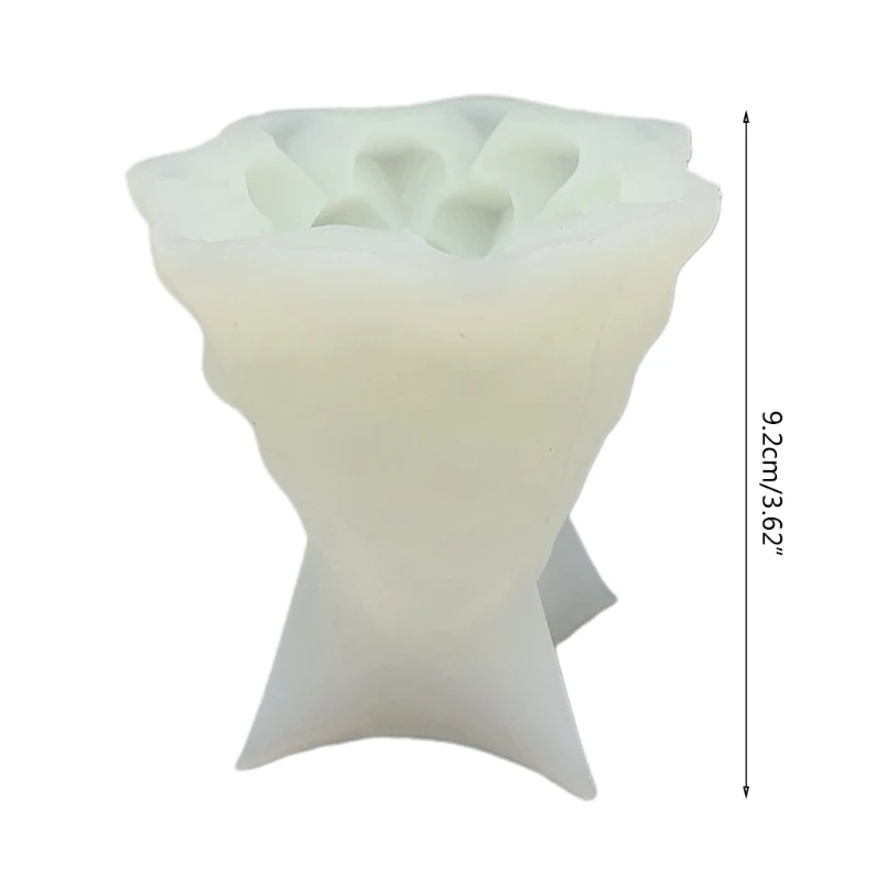 

Sawtooth Christmas Tree Shape 3D Candle Epoxy Resin Mold Plaster Silicone Mould