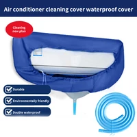 air conditioning cover washing wall mounted air conditioner cleaning protective dust cover clean tool tightening belt for 1 3p