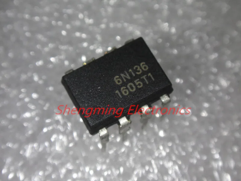 50pcs 6N136 optocoupler DIP-8 | Integrated Circuits