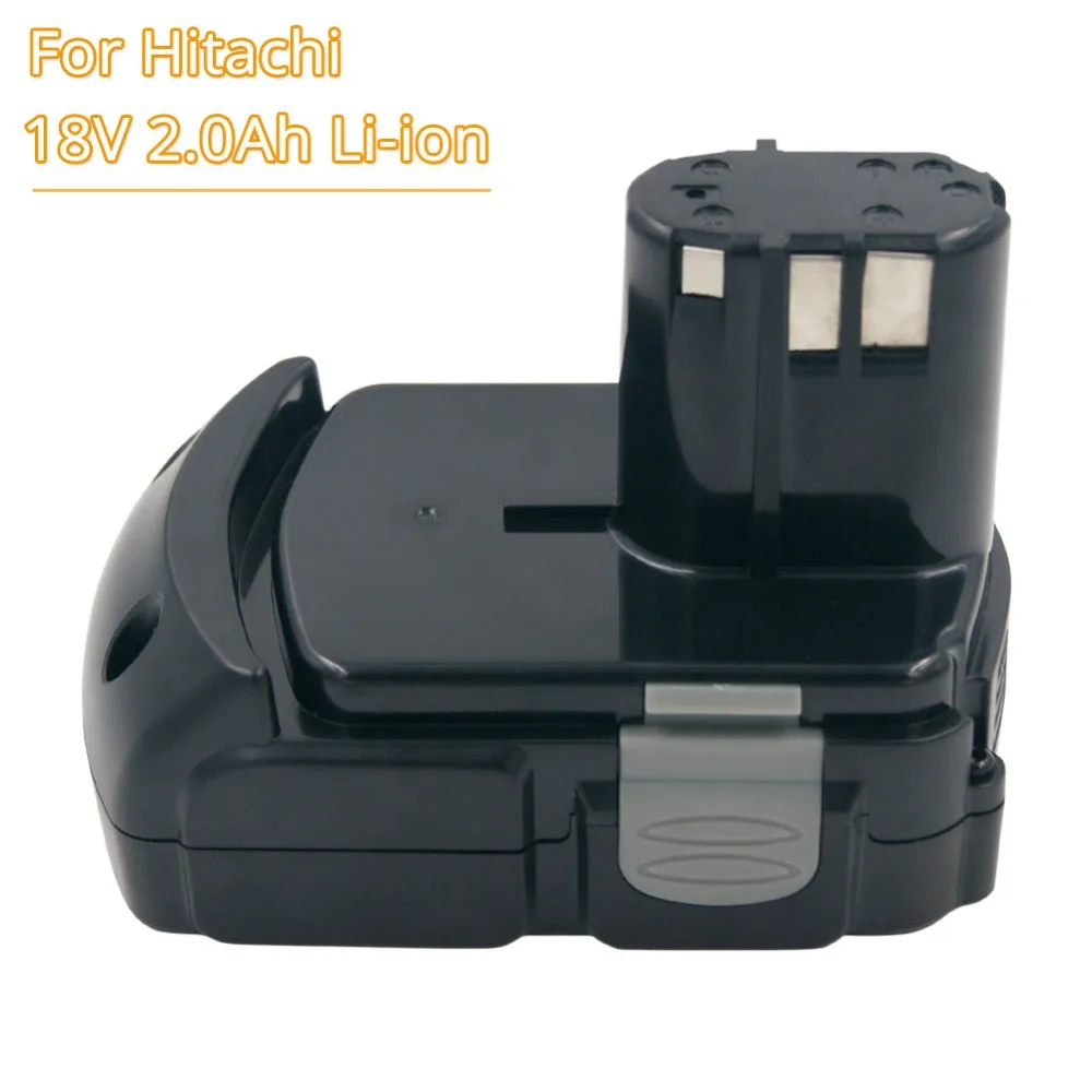 

Power Tools Replacement Battery 2000mAh Lithium 18V for Hitachi Rechargeable Battery BCL1815 BCL1830 EBM1830 DS18DL DH18DL