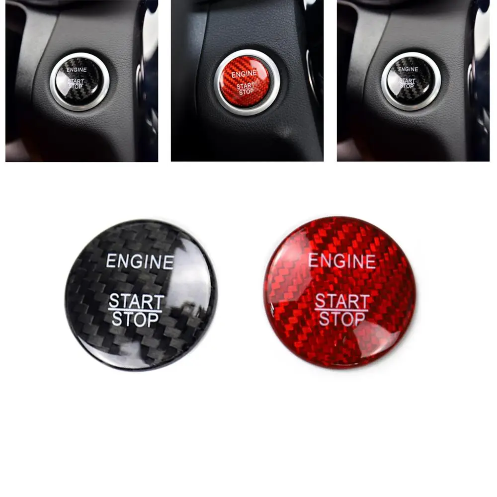 Защитная крышка ключа стартера двигателя из углеродного волокна для Mercedes Benz A B C E