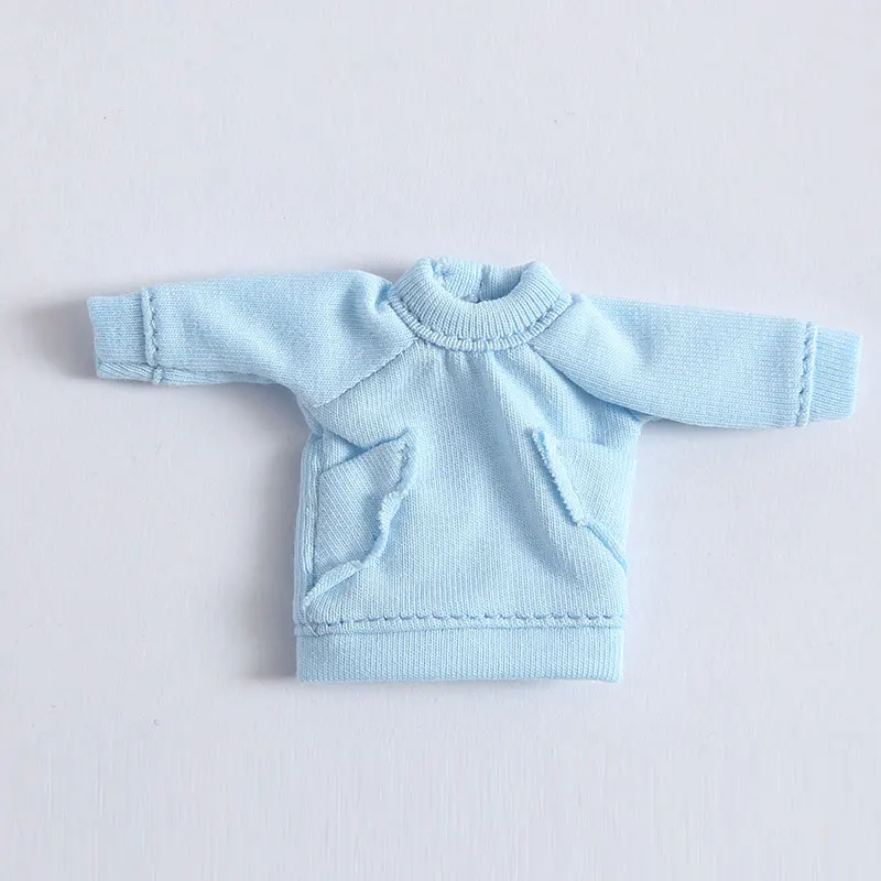2 only clothes Ob11 Детская толстовка с длинными рукавами футболка PICCOD 1/12 BJD красивый узел свинья GSC глина вентилятор Кукла Одежда obitsu11 мини кукла одежда - Цвет: 2 only clothes