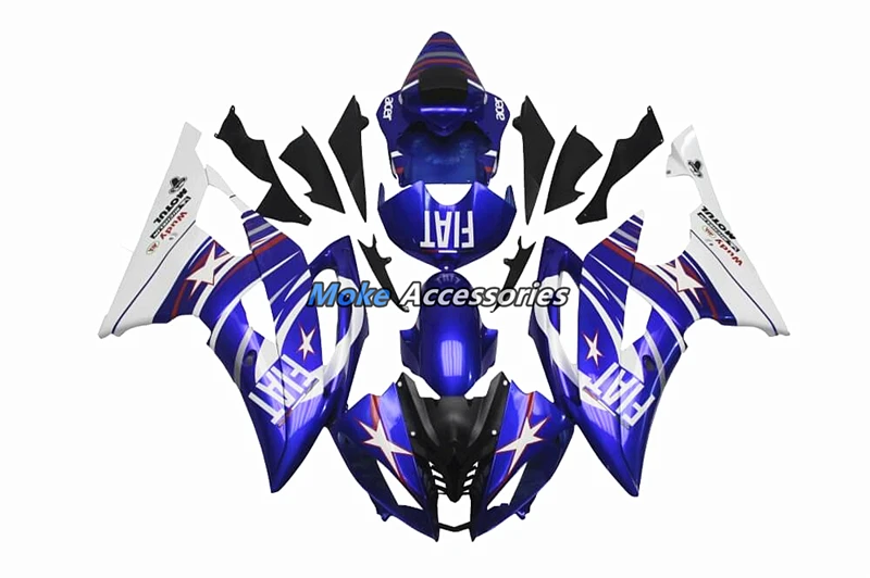 

Motorcycle Fairings Kit Fit For Yzf R6 2008 2009 2010 2011 2012 2013 2014 2015 2016 Bodywork Set Injection Abs Blue White