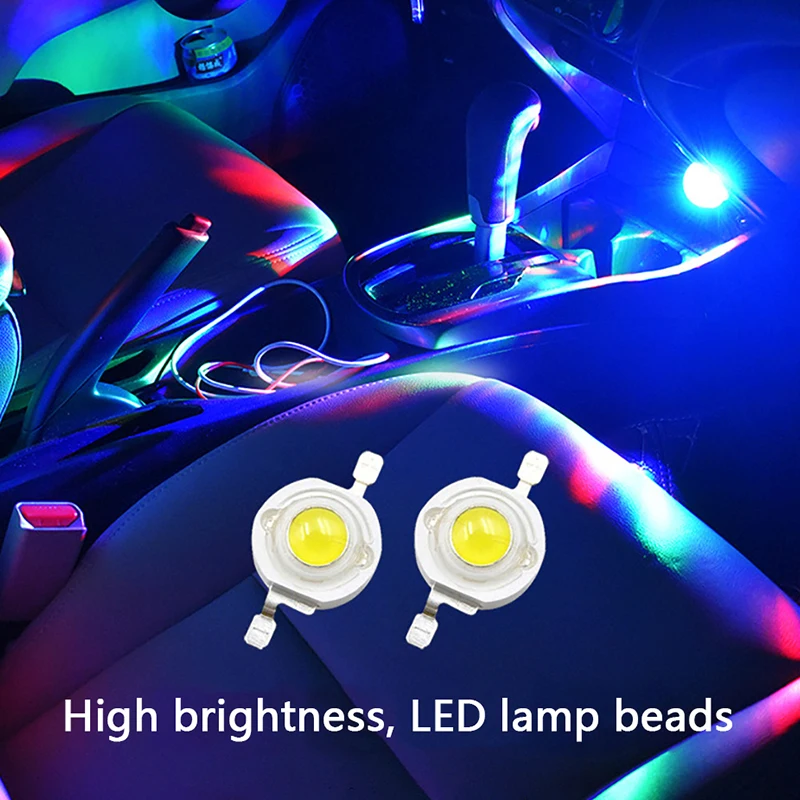 Миниатюрный шар CARCTR цветной светодиодный светильник RGB со звуковым управлением