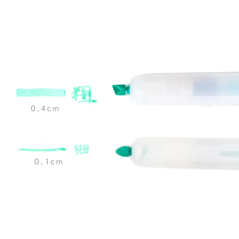 6 шт Нажмите Тип маркер ручка набор мульти Флуоресцирующий Цвет конструкция без