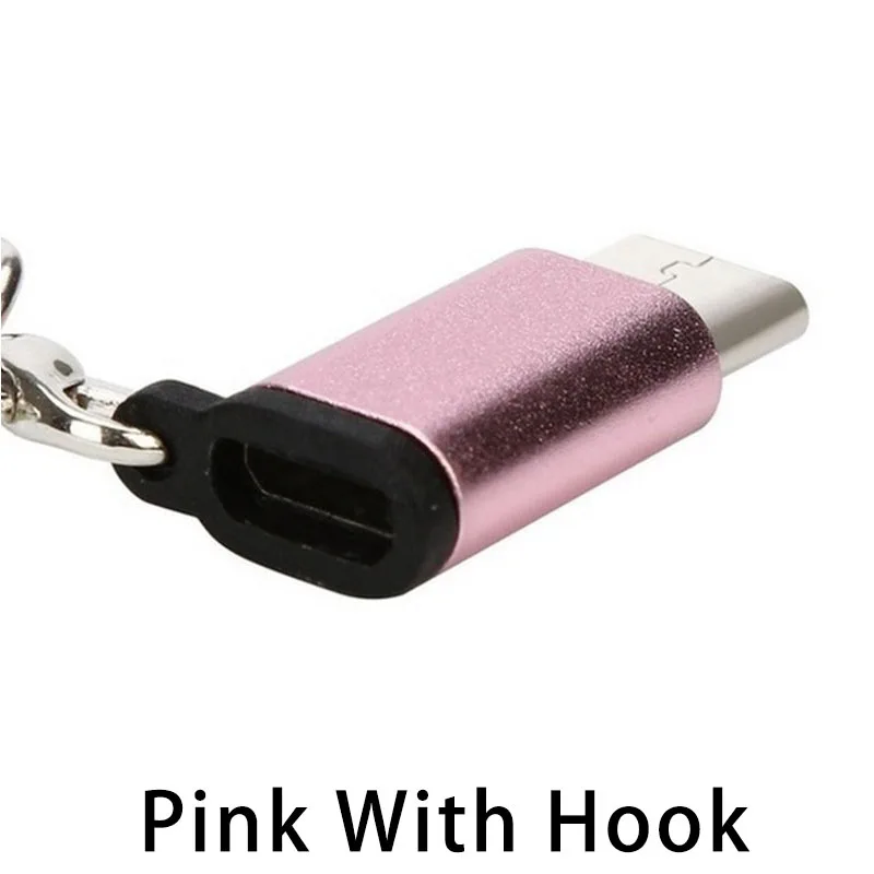 06 Брелок Тип usb C кабель-переходник «папа»-Micro USB переходник с внутренней резьбой Тип usb-C Поддержка OTG usb флэш накопитель для Xiaomi 4C/LeTV/huawei/htc Oneplus планшетный компьютер LG - Цвет: 06