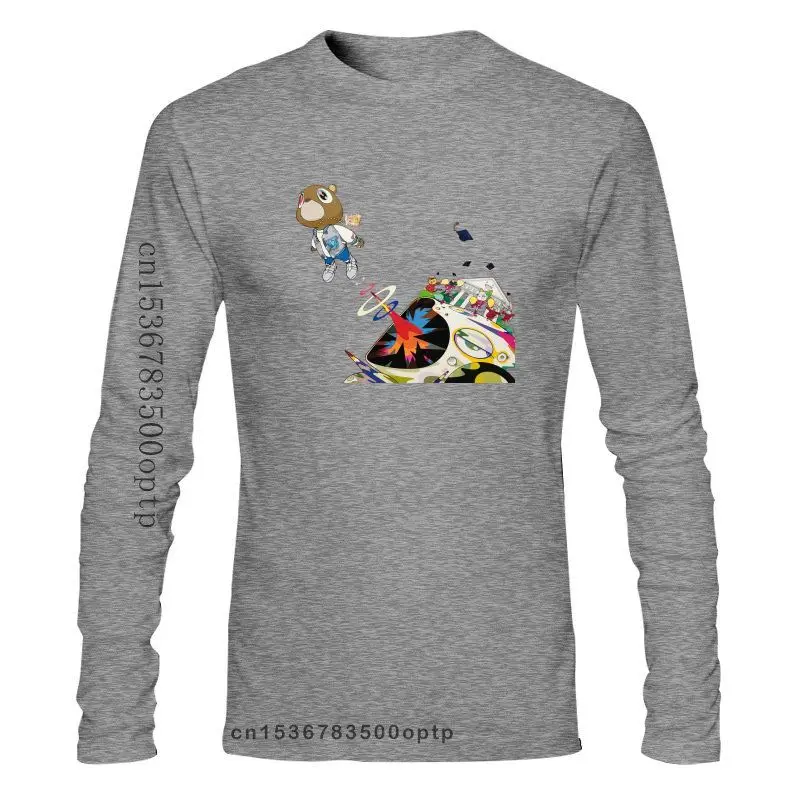 

New Neu Kanye West Graduation Album Famous Rapper Men'S White Logo T-Shirts S-3Xl Stylish Custom Tee Shirt