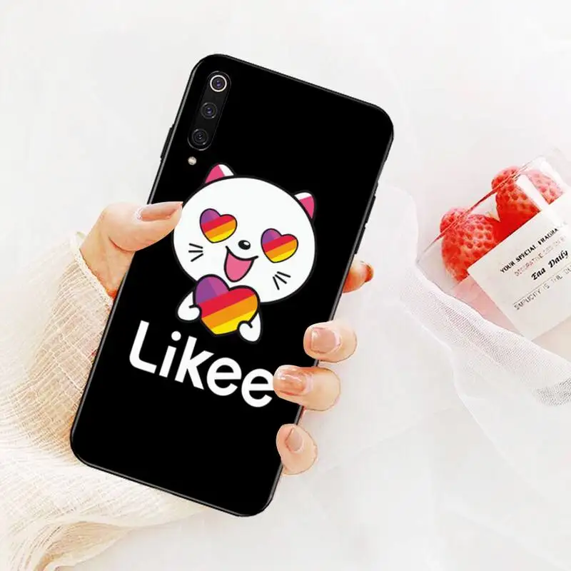 Черный мягкий чехол для телефона с изображением кошки кролика пенгувани Xiaomi Mi10