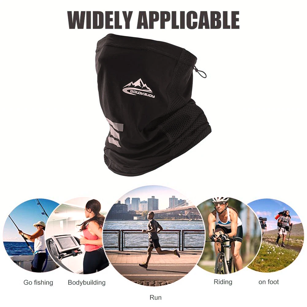 

Sunscreen Neck Gaiter UV Protection Ice Silk Face Cover Windproof Breathable Outdoor Sports Cycling Cooling Scarf