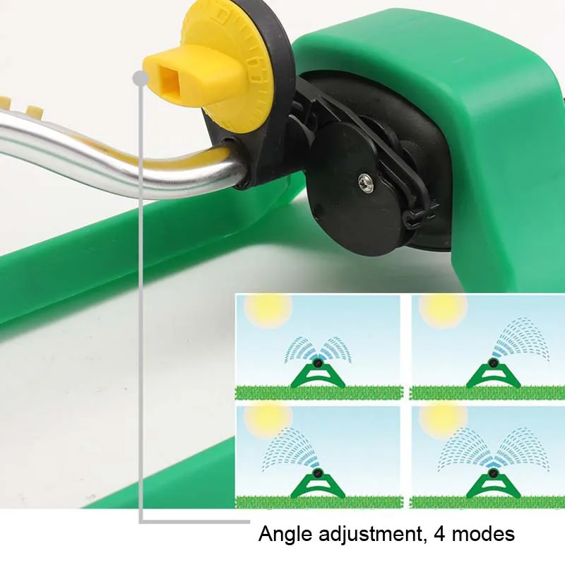 16 отверстий Оросители газона Автоматическая садовая насадка для полива качели
