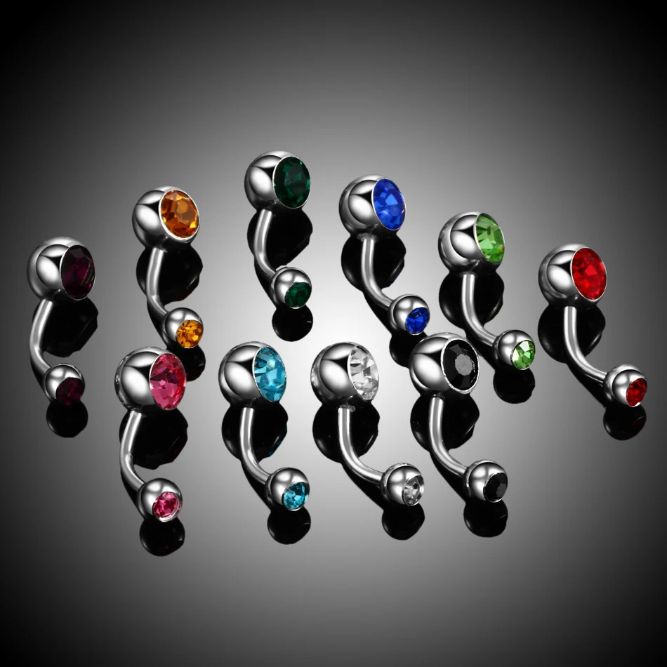 Пирсинг для живота из хирургической стали 5 шт. | Украшения и аксессуары