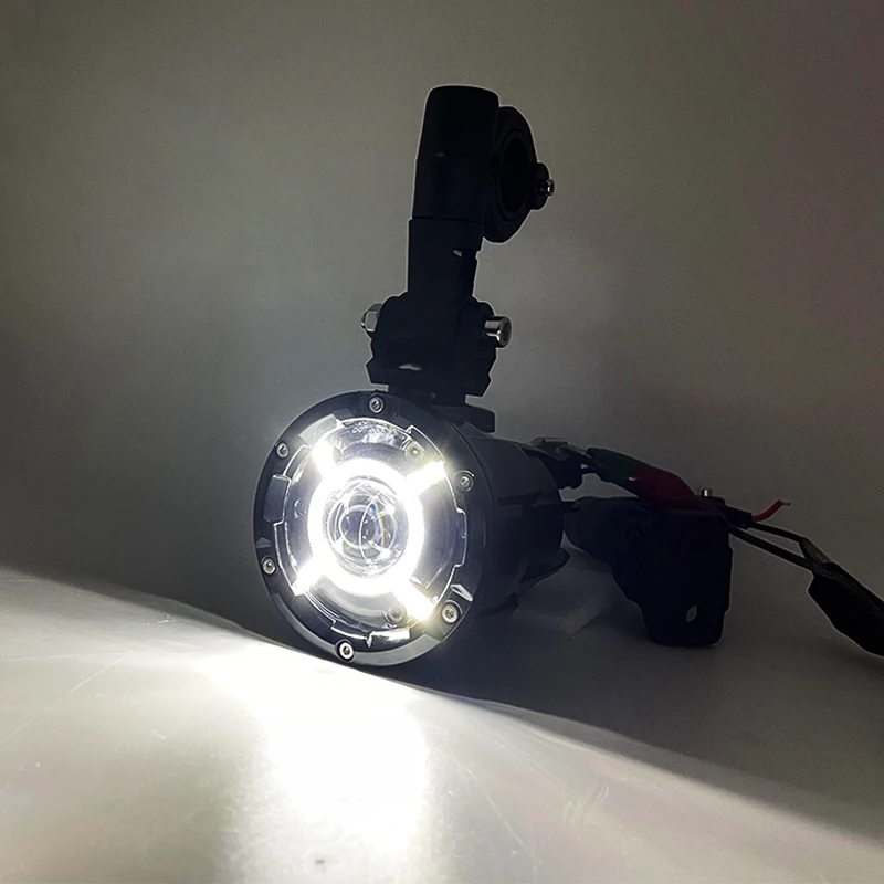 1 комплект светодиодных противотуманных фар для мотоцикла вспомогательная