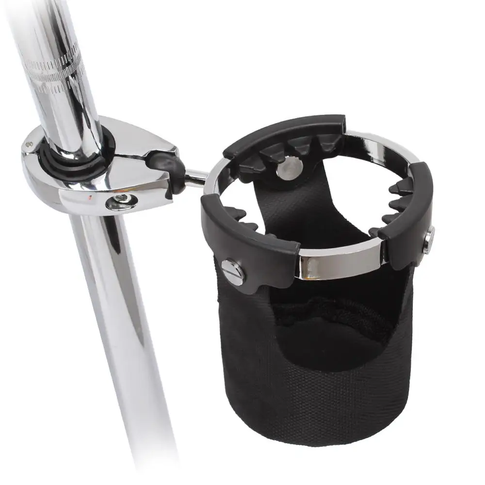 Barato Portavasos Universal Para Motocicleta Con Montura Giratoria De 360 ° Y Cesta De Nailon Para Harley Touring Street Glide