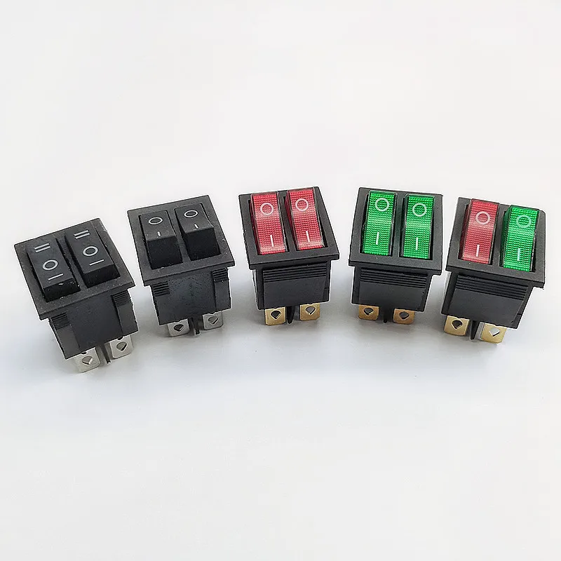 1 шт. KCD8 6PIN 16A 250V 20A 125V двойной светильник перекидной переключатель сделаны в Водонепроницаемый ВКЛ-ВЫКЛ KCD6 лодка Мощность переключатель