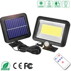 Уличная лампа на солнечной батарее, светодиодный настенный светильник с перезаряжаемым датчиком движения, водонепроницаемый садовый фонарь на солнечной батарее для улицы, точесветильник светильник, 100 светодиодов