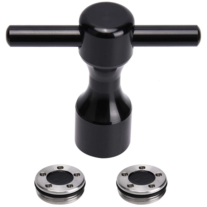 2X20G Гольф Пользовательские весов + ключ дюймовый стандарт черного цвета на