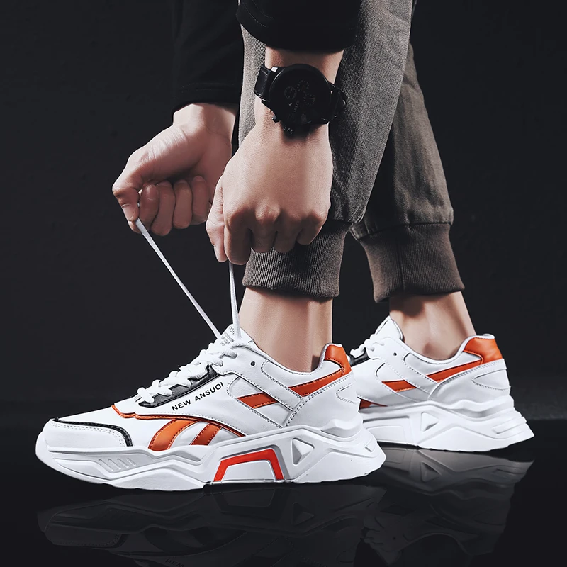 CORK 2019 Autumn Shoes Men Casual Sneakers Fashion Lightweight Walking Height Increasing Male Zapatillas Hombre | Обувь