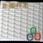 500 г, искусственный плоский синтетический ротанговый материал белого цвета, 8 мм, широкий Плетеный материал, пластиковый ПЭ ротанговый материал для вязания и ремонта стола стула
