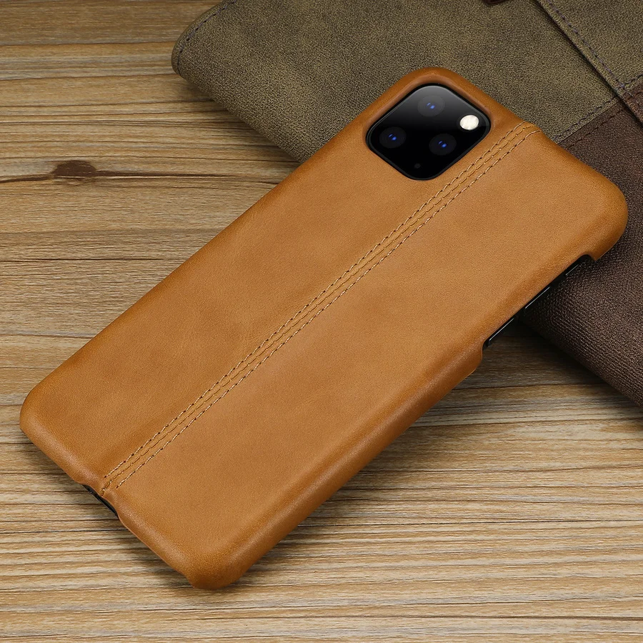 Комбинированный чехол для Iphone 11 Pro X Xs Max Xr8 7 6 6s Plus роскошный из натуральной кожи с