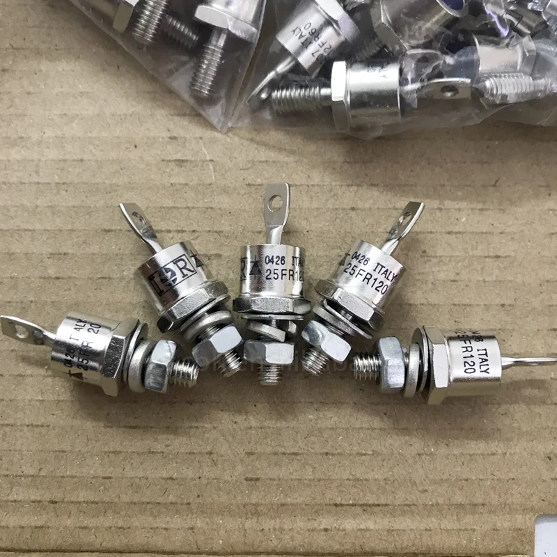 5Pcs 25FR120 25HFR120 or 25FR140 or 25FR160 DO-203B 25A 1200V Standard Recovery Diodes