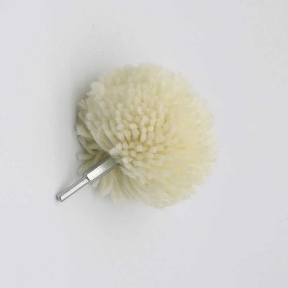 

3 inch Wool Hub Corner Polishing Waxing Detailing Pads Buffer for Car
