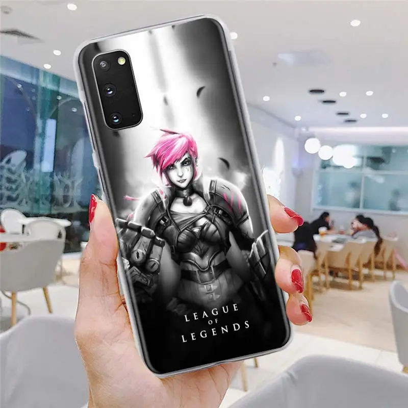 

Fashion League of Legends Game Phone Case 6.5" for Samsung Galaxy S20 FE S10 Plus S21 Ultra S10e S8 S9 Plus Hard PC Cover Bumper