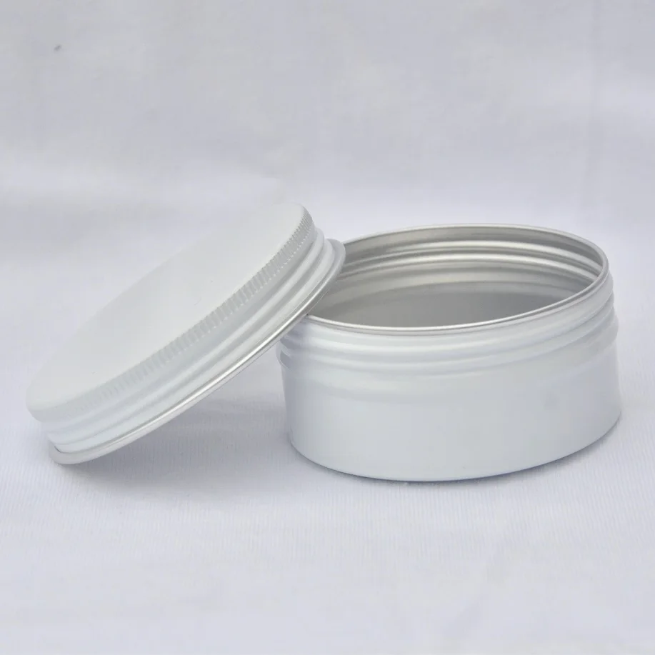 

80g 10-200pcs 68*34mm Empty Round Aluminum Box Metal Tin Cans DIY 80ml Cosmetic White Cream Refillable Jar Tea Aluminum Pot