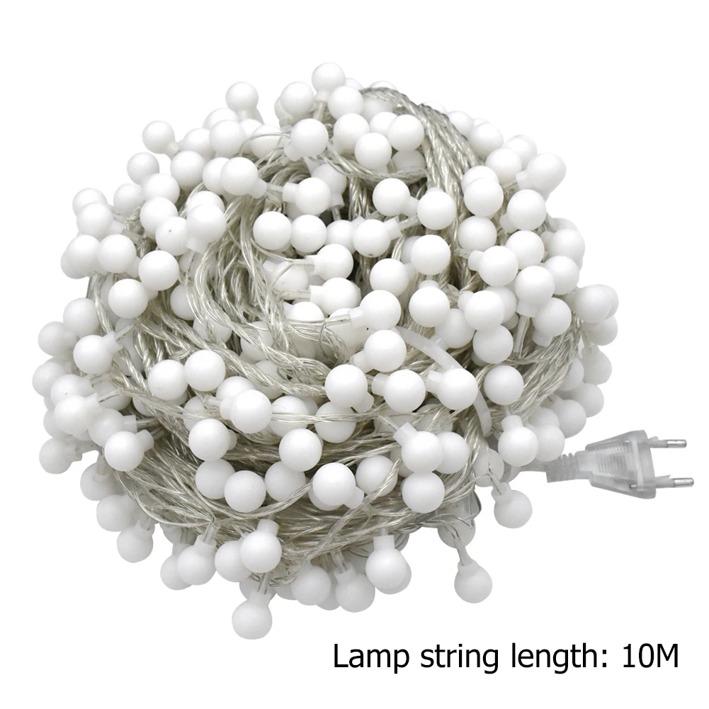 

LED String Lights Fairy Bubble Ball Lamp Waterproof Holiday Lighting Garland for Christmas Tree Wedding Home Indoor Decoration