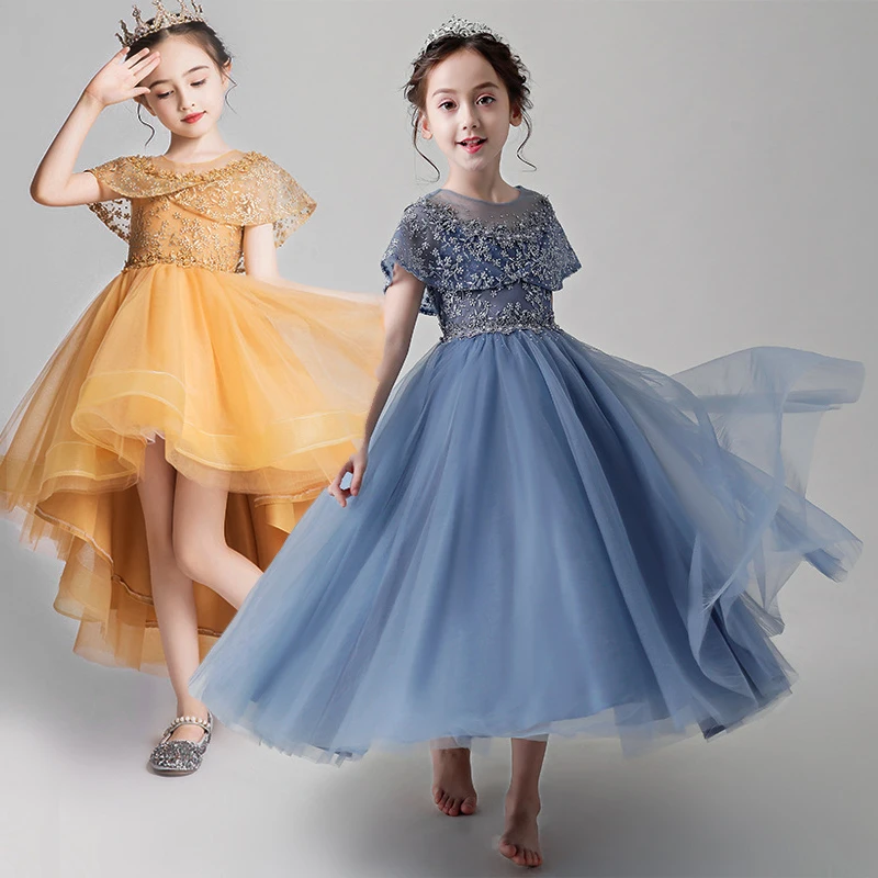 Кружевные бальные платья высокого качества с аппликацией и бисером