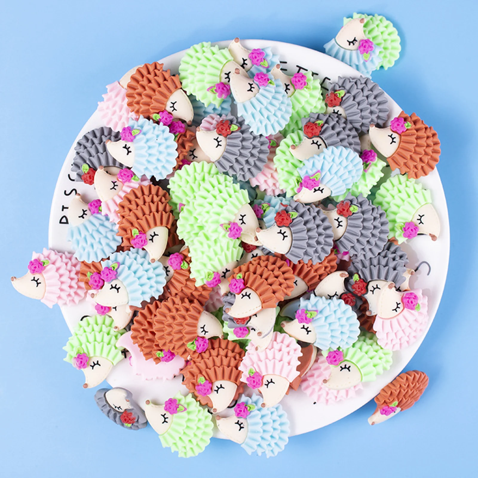 

Cute Mixed Color Cabochon Resin Flatback Craft Embellishment Bow Accessories