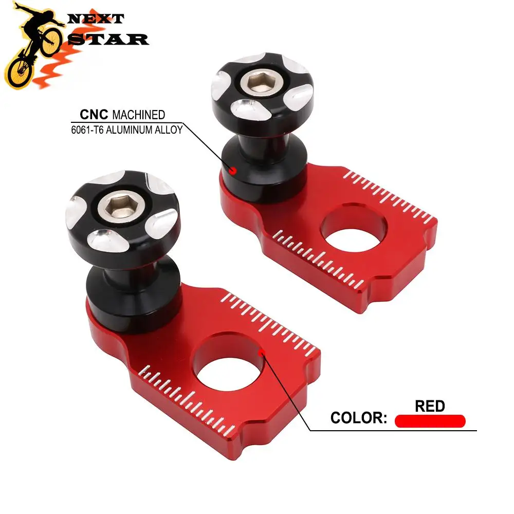 Алюминиевый для мотоцикла Cnc Заготовка масштабируется регулятор цепи осевой