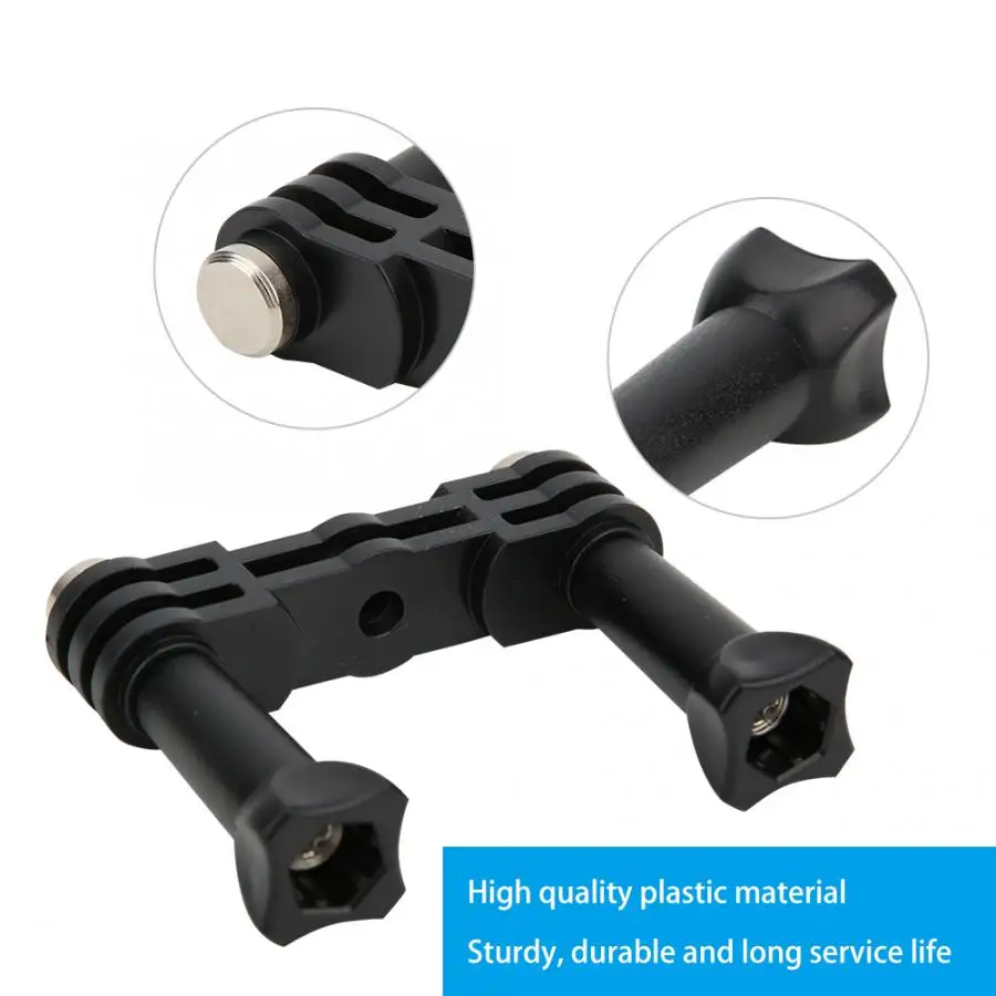 Высококачественный черный пластиковый держатель с двойной головкой адаптер