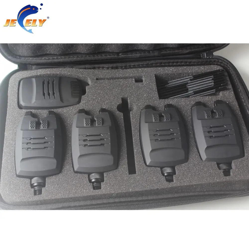 Беспроводной сигнализатор для укуса 3 светодиода ловли карпа набор сигнализации