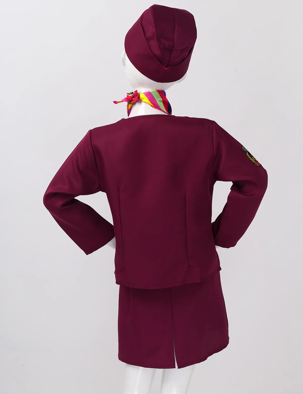 Детский костюм стюардесса для девочек косплея карнавальвечерние комплект