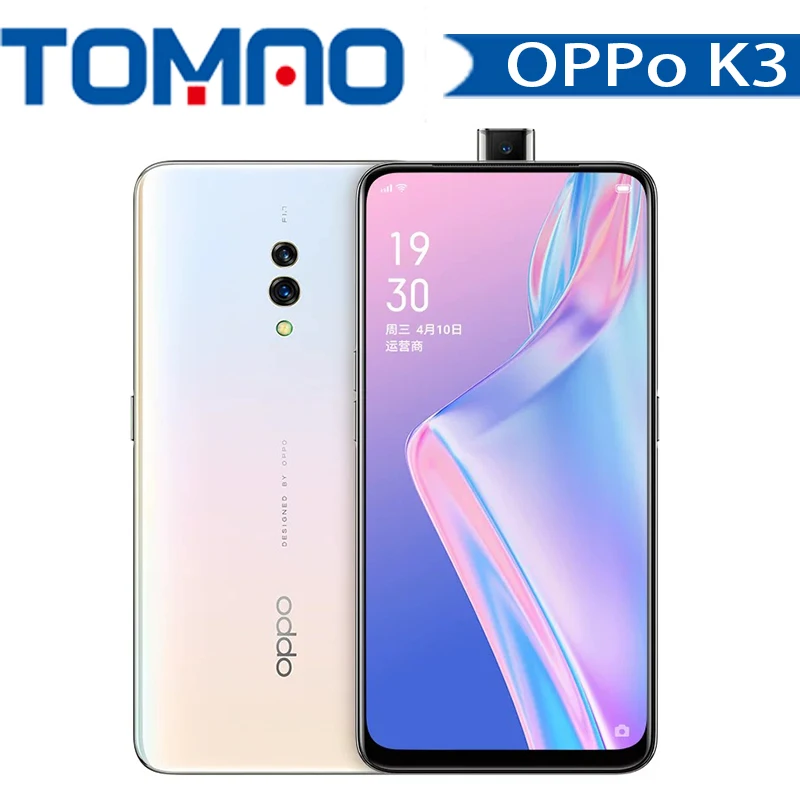 Мобильный телефон OPPO K3 Android 9 4G LTE Snapdragon 710 Octa Core 6+ 64/8+ 128 6," AMOLED VOOC 3,0 отпечаток пальца на экране