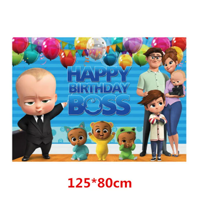 

1set Cartoon Baby Boss Baby Shower Birthday Theme Party Decoration Foil Helium Balloons Kids Garland Arch Kit Latex Air Globos