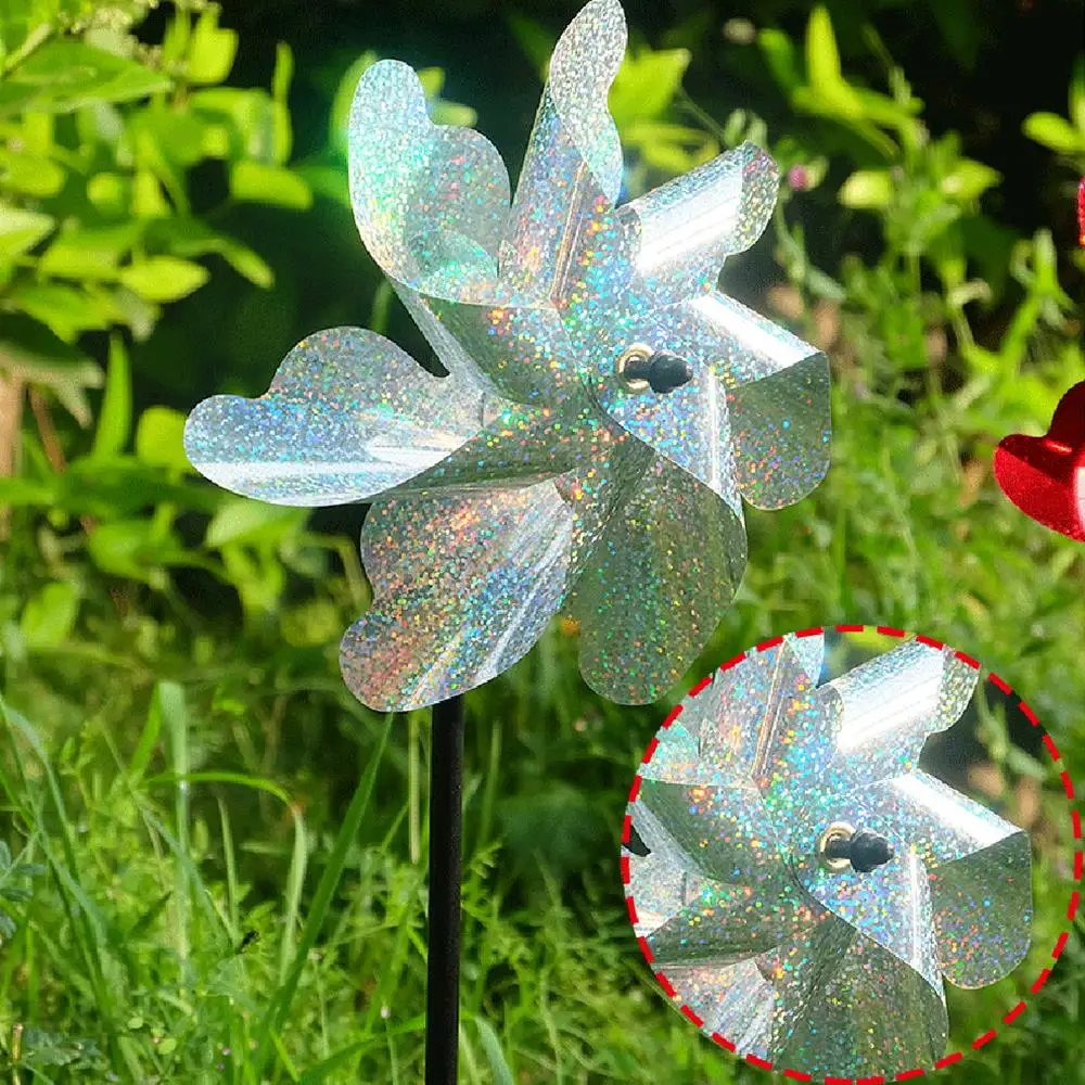 Отражатель креативный реалистичный спиральный Репеллент для птиц ветряная