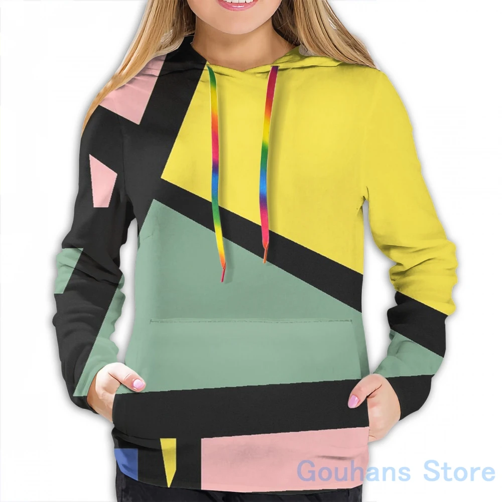 Женская Повседневная Толстовка с капюшоном и принтом |