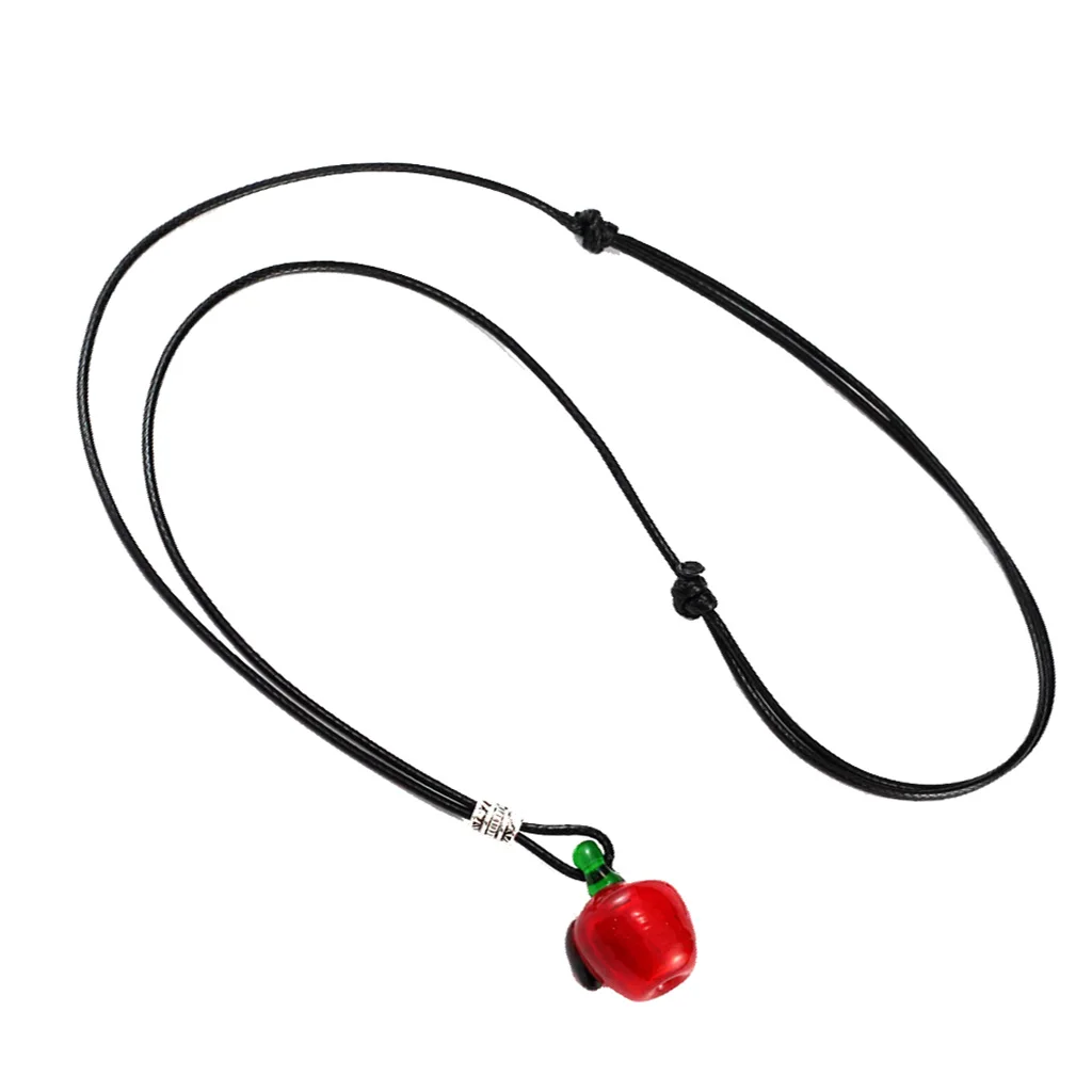 Ароматическая Подвеска из стекла яблока ручной работы подарок для красного