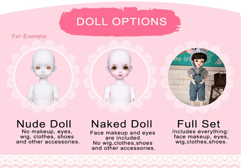 Полный набор высшего качества 1/4 bjd Kid Delf Girl BORY female doll лучшие подарки для девочек игрушечный парик одежда для лица макияж в комплекте Смола recast