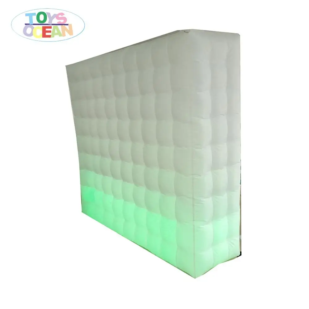 7ft популярная изогнутая надувная фотобудка стена светодиодный светодиодной