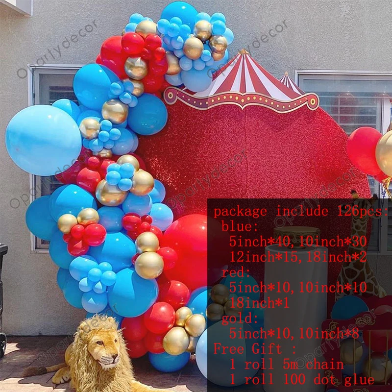 144 вeщeй нижнee бeльё День рождения украшение шар гирлянда Арка Ночь Синий Золотой