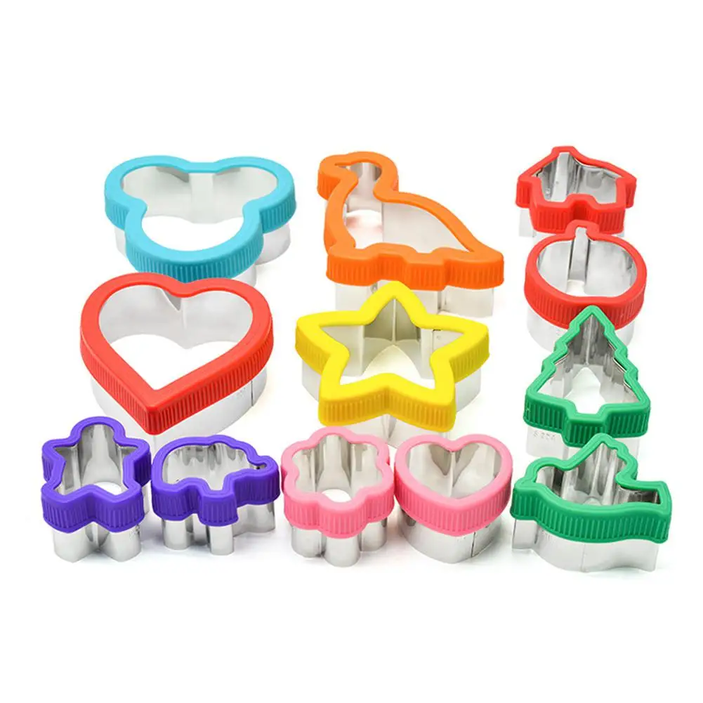 Новинка 2019 12 шт./компл. форма для печенья из нержавеющей стали ручная защита