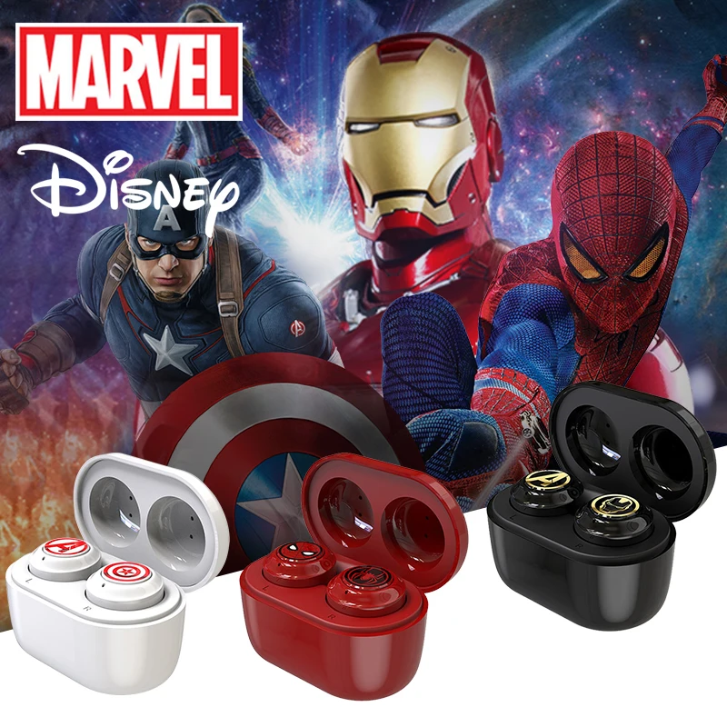 TWS Bluetooth наушники Marvel беспроводные вкладыши с шумоподавлением гарнитура HIFI звук